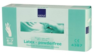 RĘKAWICE LATEKSOWE BEZPUDROWE ABENA L A100