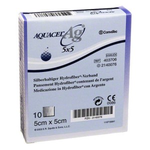 OPATRUNEK AQUACEL AG ZE SREBREM 15 x15 CM